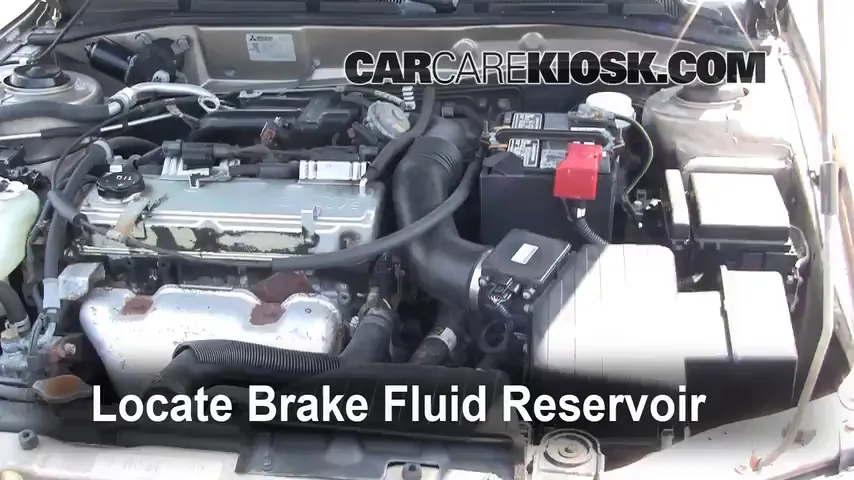 2002 Mitsubishi Galant ES 2.4L 4 Cyl. Brake Fluid